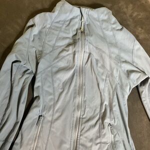 Lululemon Set Athletica Blue define jacket and shorts